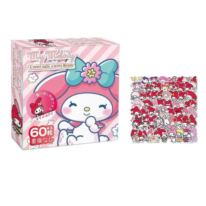 Sanrio Cute Character Sticker Set for DIY Decor Ideas