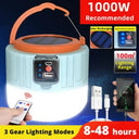 Solar Camping Lantern Waterproof Rechargeable Light