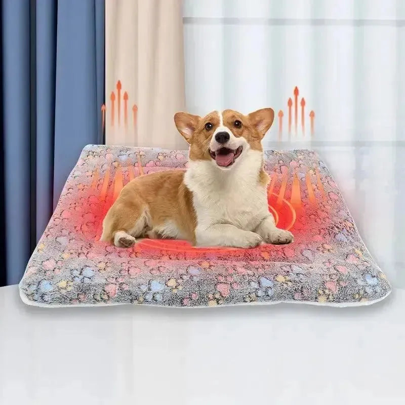 Winter Cozy Pet Bed Thick Flannel Mat For Dogs And Cats