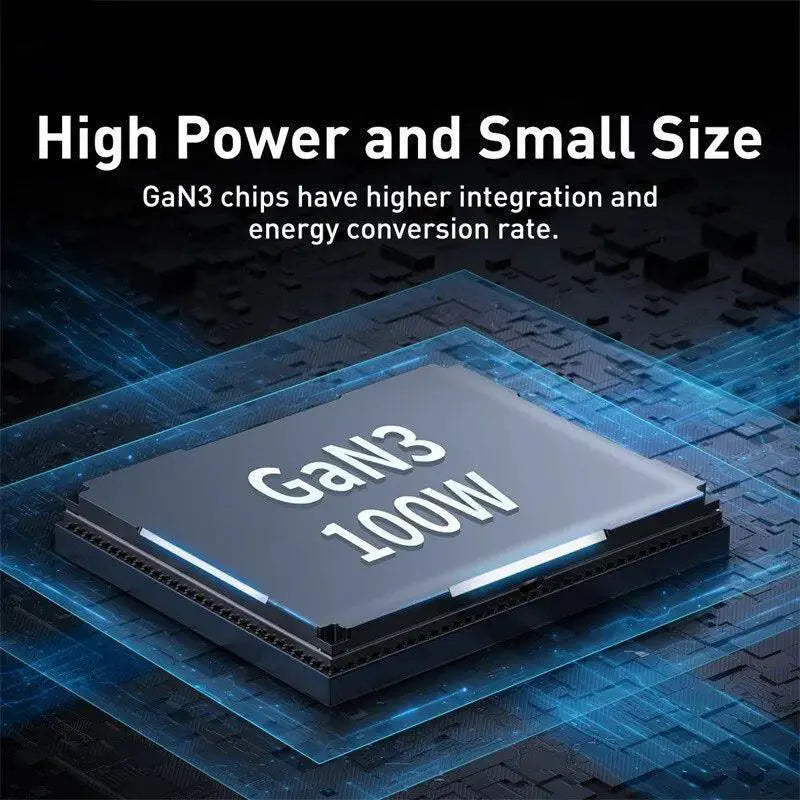 Baseus GaN Desktop Fast Charger High Speed 4 In 1 Hub