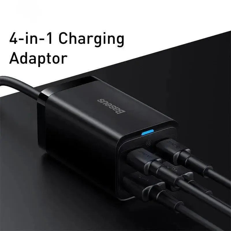 Baseus GaN Desktop Fast Charger High Speed 4 In 1 Hub