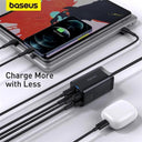Baseus GaN Desktop Fast Charger High Speed 4 In 1 Hub