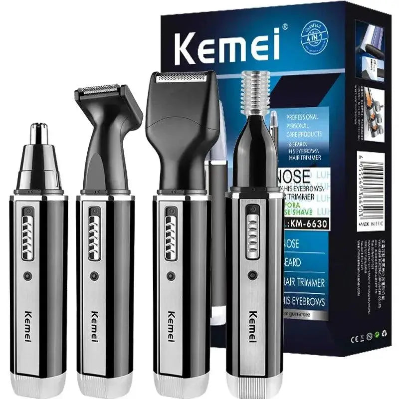 Portable Men Grooming Kit Nose Ear Beard Trimmer Travel Set