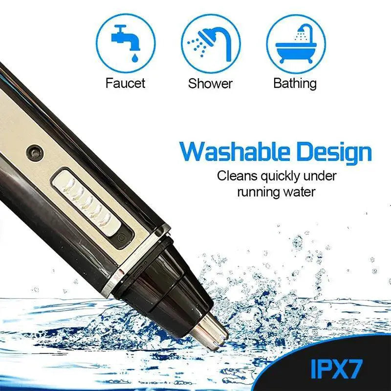 Portable Men Grooming Kit Nose Ear Beard Trimmer Travel Set