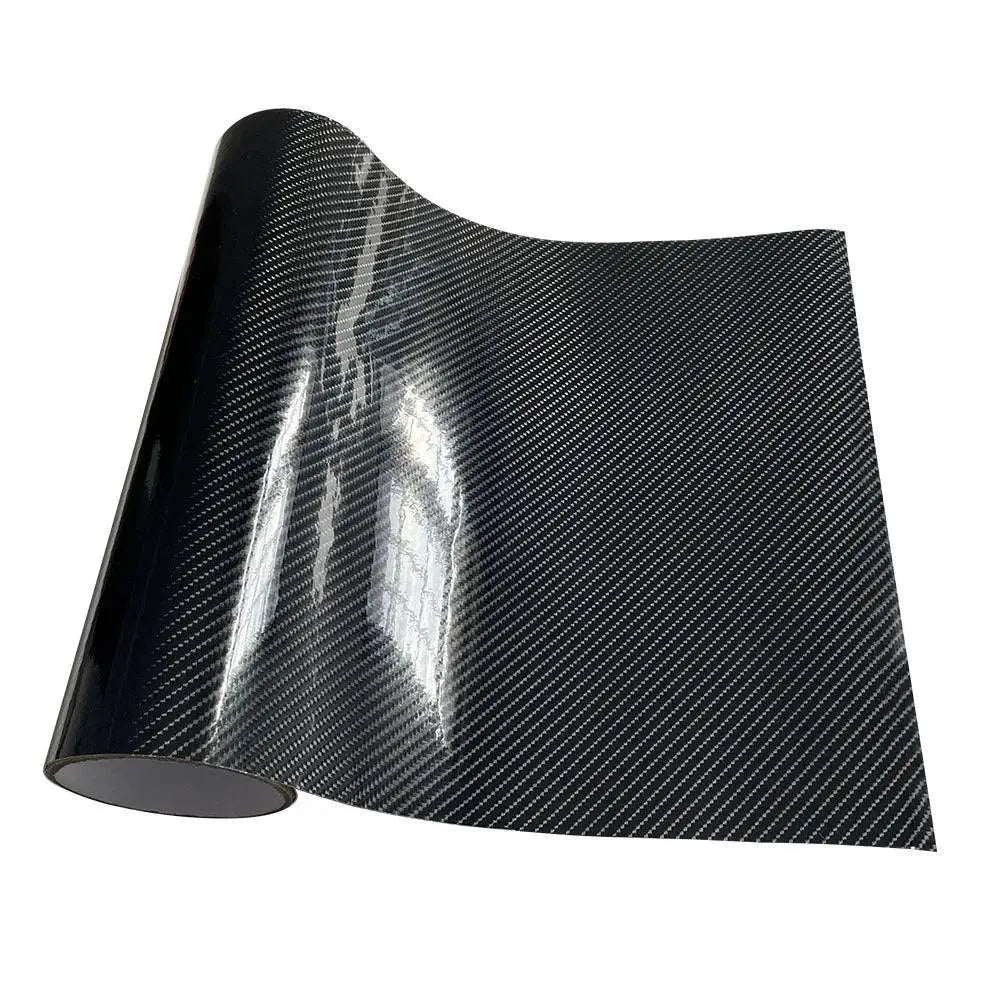 Carbon Fiber Vinyl Car Wrap Glossy Matte Black Foil Skin
