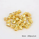 Durable Gold Bells for Holiday Decor