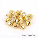 Durable Gold Bells for Holiday Decor