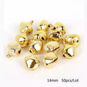 Durable Gold Bells for Holiday Decor
