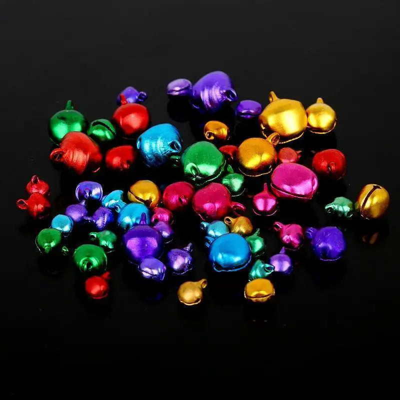 Colorful Jingle Bell Aluminum Beads for DIY Crafts and Decor