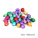 Colorful Jingle Bell Aluminum Beads for DIY Crafts and Decor