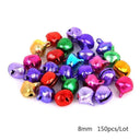 Colorful Jingle Bell Aluminum Beads for DIY Crafts and Decor