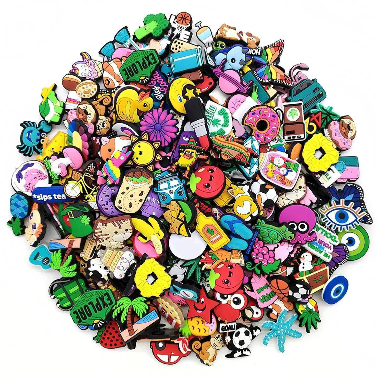 Cartoon Shoe Charms Variety Pack Personalize Your Shoes