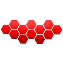 Hexagon Mirror Wall Stickers Set Modern DIY 3D Art Decor