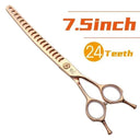 Curved Pet Grooming Shears With Stainless Steel Blades