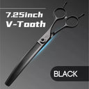Curved Pet Grooming Shears With Stainless Steel Blades