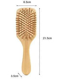 Bamboo Hair Comb For Healthy Scalp Massage And Strong Roots