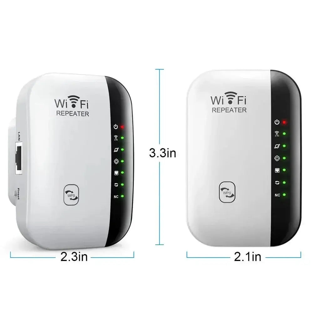 Wireless Repeater For Fast WiFi Extends Range And Speed