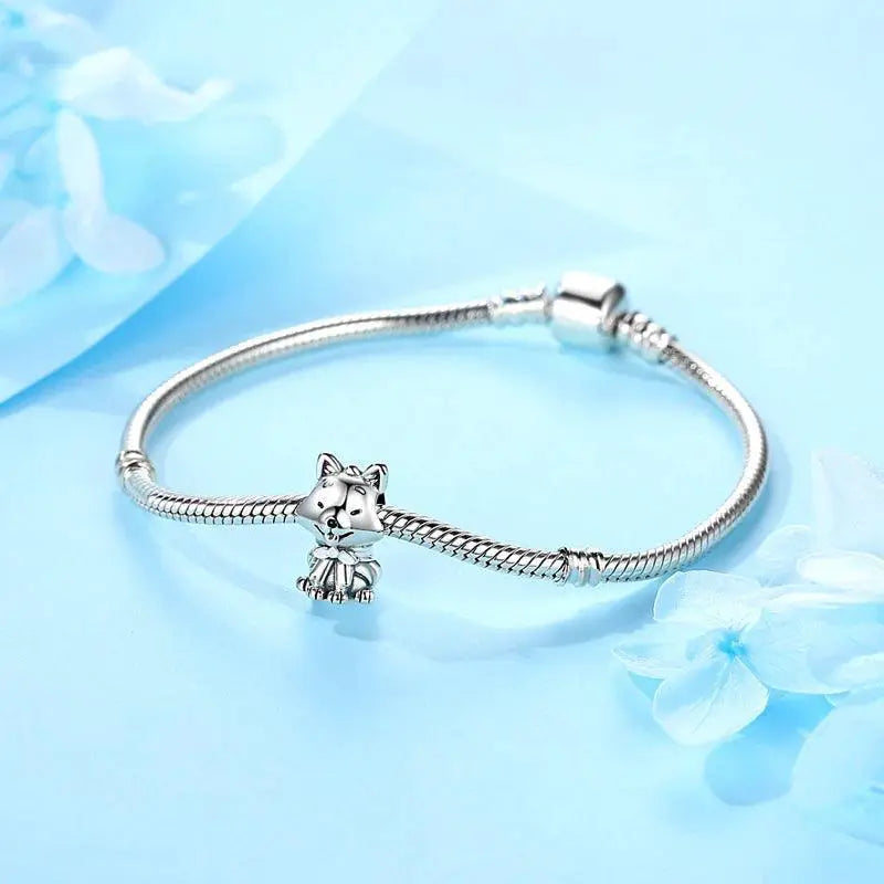 Love Pet Paw Charm Sterling Silver For Pandora Jewelry