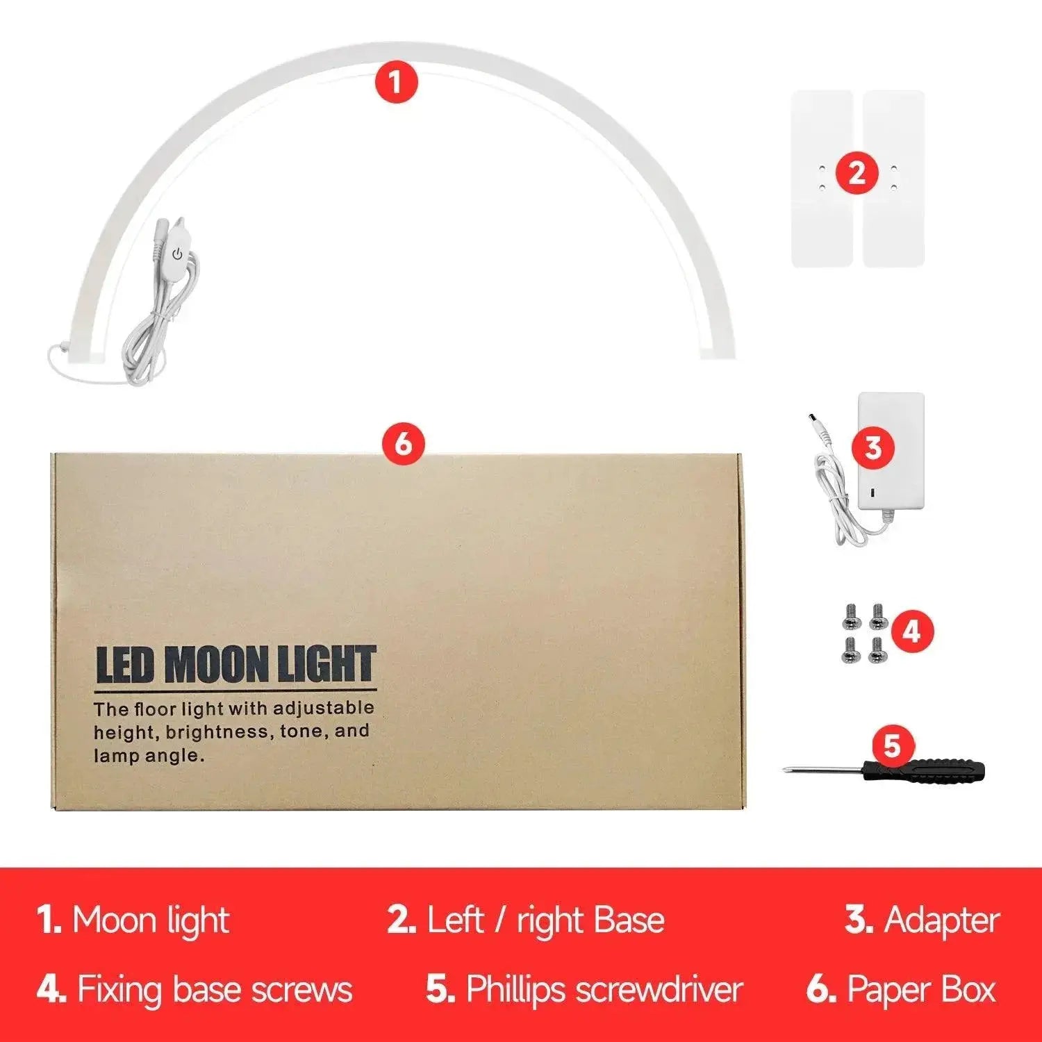 Customizable LED Nail Lamp Half Moon For Manicures