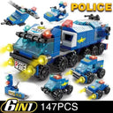 Police Station Blocks Kit For Kids Fun