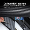 Nano Carbon Fiber Car Sticker Set Scratch Resistant