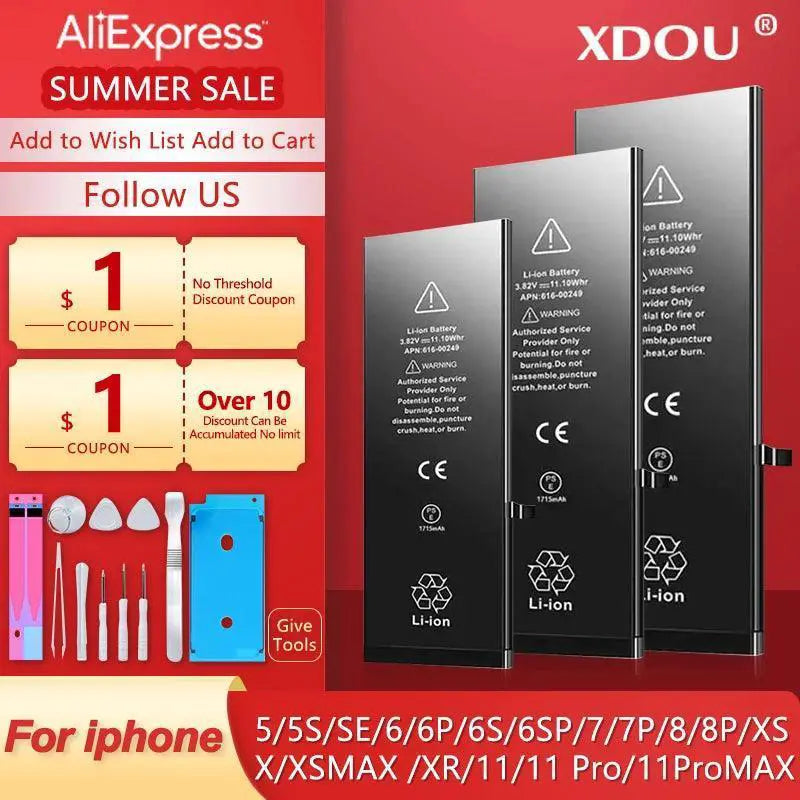 iPhone Battery Upgrade Kit Maximize Power And Longevity