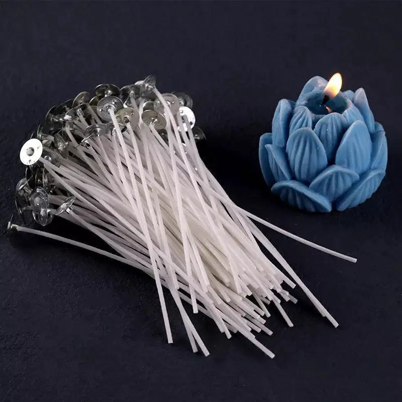 Smokeless Cotton Wick Kit Clean Burning DIY Candle Set