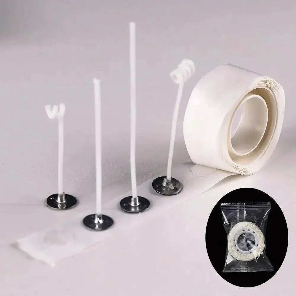 Smokeless Cotton Wick Kit Clean Burning DIY Candle Set