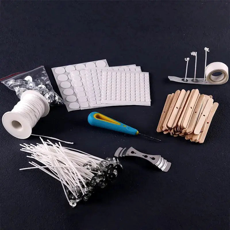 Smokeless Cotton Wick Kit Clean Burning DIY Candle Set