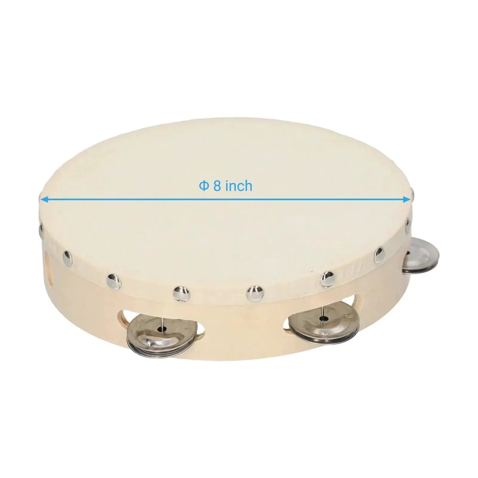 4 6 8 Inch Tambourine Drum Toys For Kids Musical Instruments