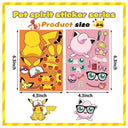 Toys Pokemon Sticker Puzzle Kit Develops Motor