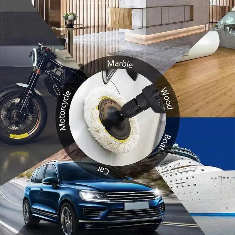 Universal Car Wool Pad Set For Machine Waxing System