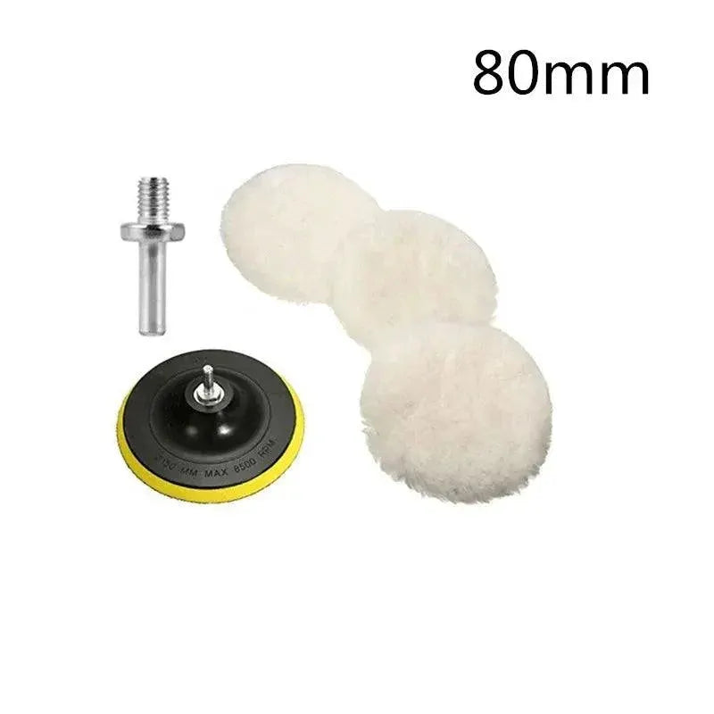 Universal Car Wool Pad Set For Machine Waxing System