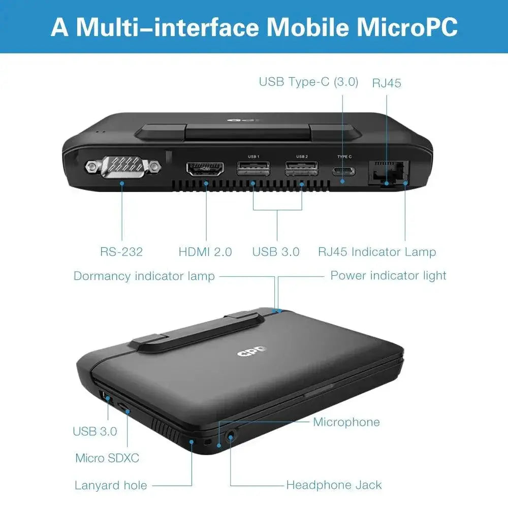 GPD MicroPC Rugged Mini Laptop For Mobile Professionals
