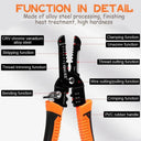 Ultimate Wire Stripping Tool Versatile Pliers 10 In 1