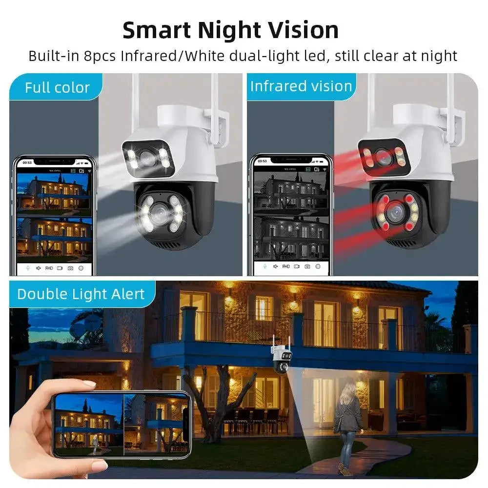 4K Outdoor Security Camera With AI Motion Tracking