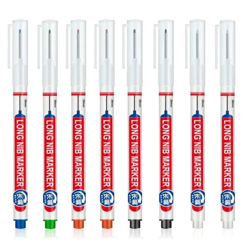 Deep Hole Precision Markers for Metal and Woodworking Tools