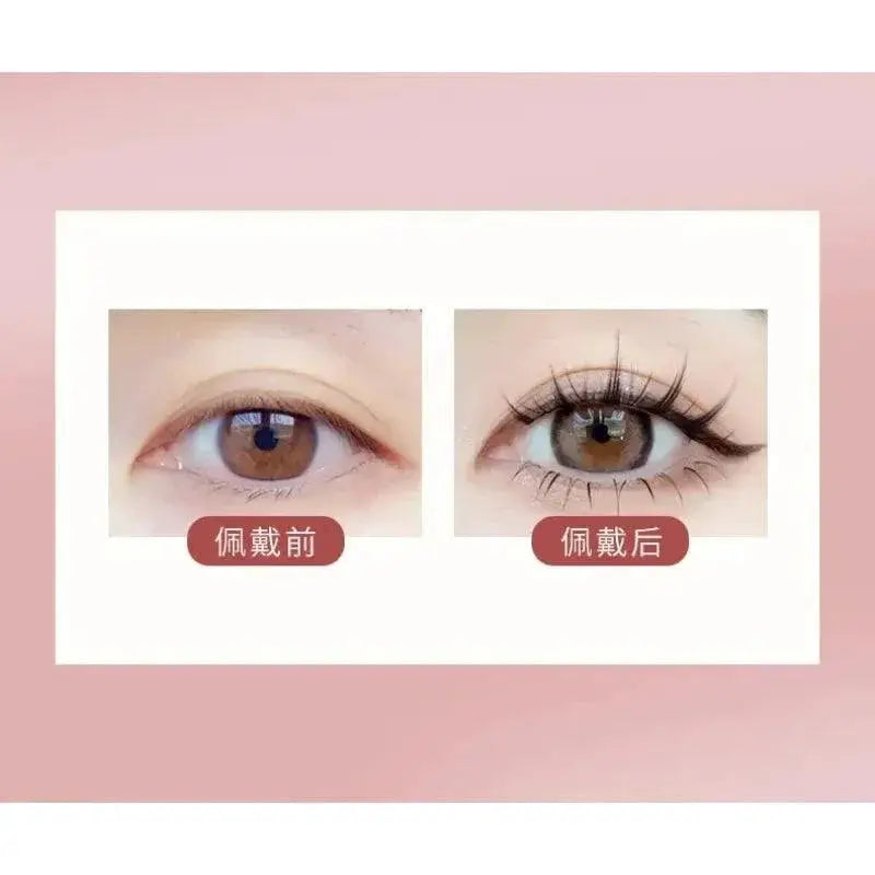 Natural Manga Eyelashes Volume And Length Boosting 5 Pairs