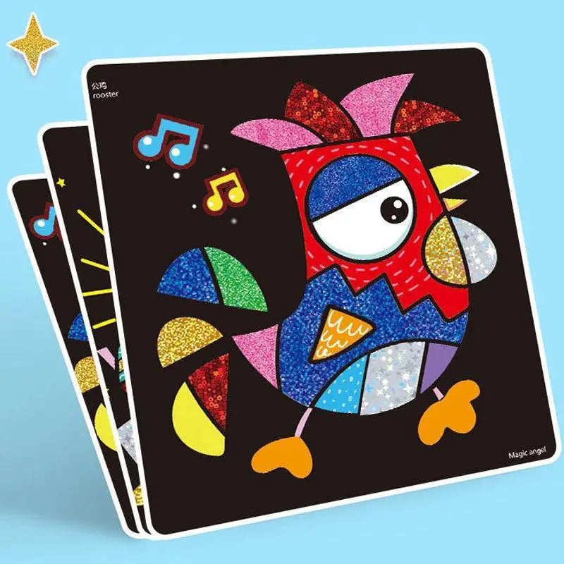 Magical Cartoon Transfer Painting Kit For Kids Learning