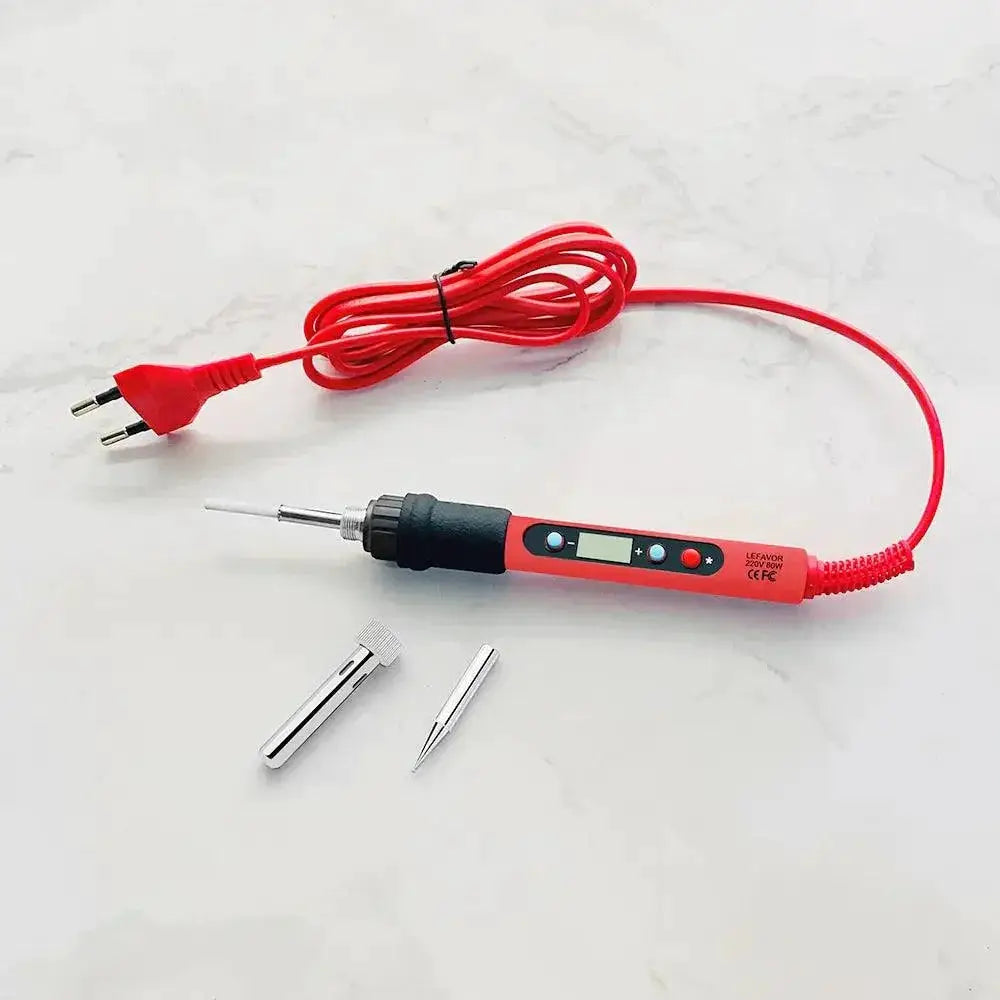 LCD Soldering Iron Kit With Adjustable Temperature Heater