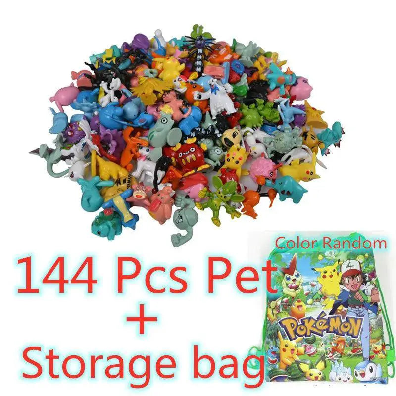 Pikachu Action Figures Set With 144 Unique Styles Collection
