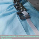 Elastic Cord Sewing Presser For Stretchy Fabrics And Knits