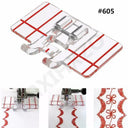 Elastic Cord Sewing Presser For Stretchy Fabrics And Knits
