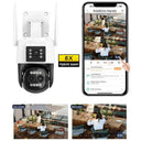 9MP Outdoor Cam AI Alerts for Businesses