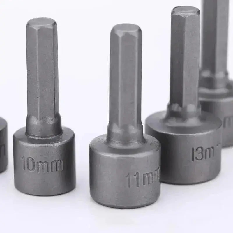 Hex Socket Sleeve Nut Driver And Screwdriver Bits Set Tools