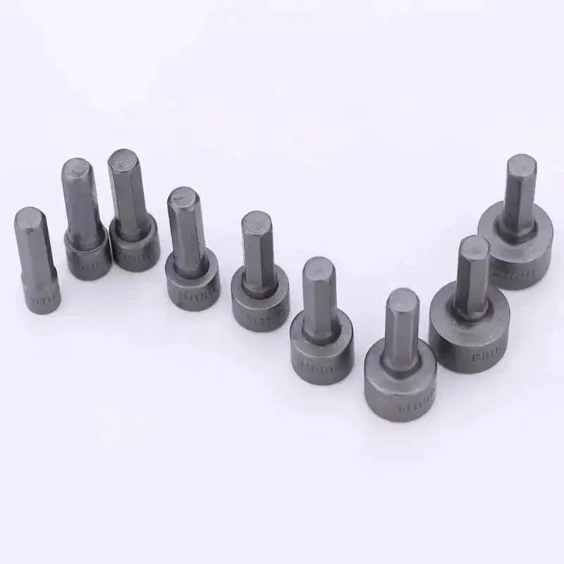 Hex Socket Sleeve Nut Driver And Screwdriver Bits Set Tools
