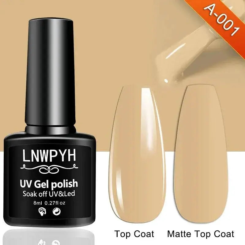 Vibrant Gel Nail Polish Kit Chip Free Easy Application Set