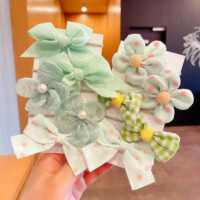 Sweet Bow Floral Headbands for Girls Pack of 10 Accessories