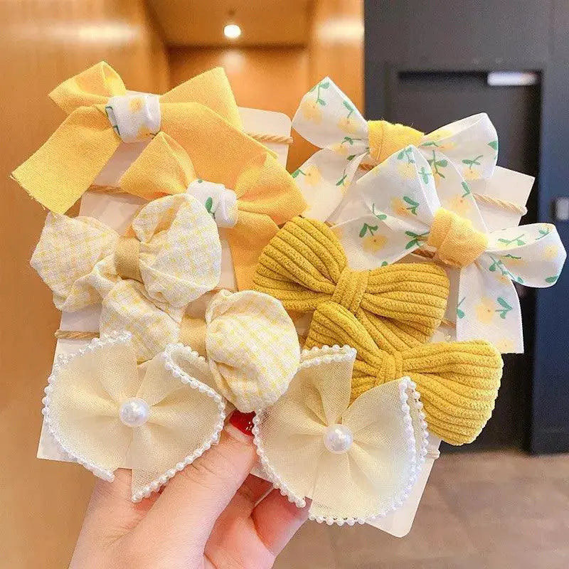 Sweet Bow Floral Headbands for Girls Pack of 10 Accessories