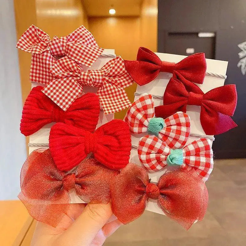 Sweet Bow Floral Headbands for Girls Pack of 10 Accessories